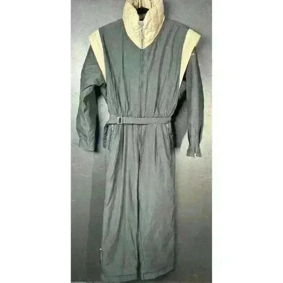 VINTAGE BOGNER BLACK SKI BODY SUIT SNOWBOARD SNOWSUIT Women’s 10 - Picture 1 of 12
